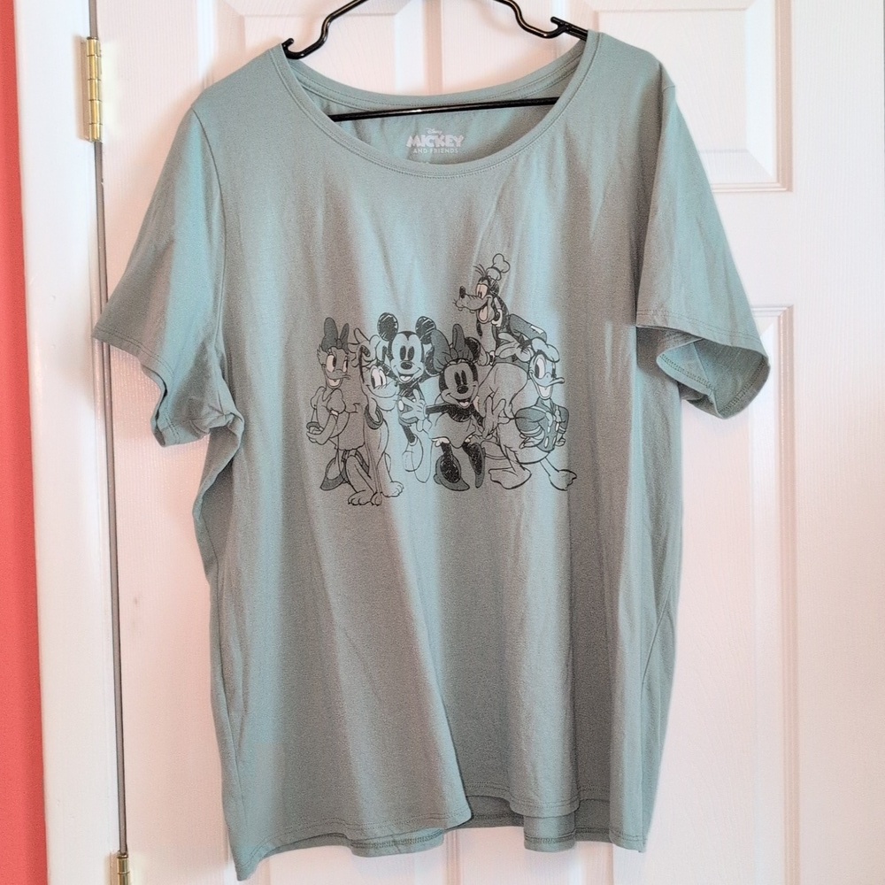 Disney Mickey and Friends Sage Green T-Shirt